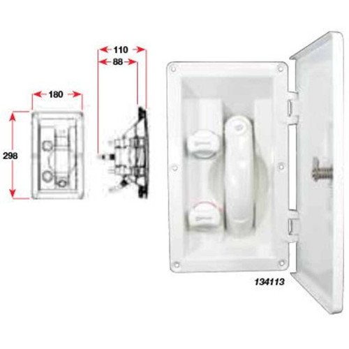 Whale - Swim-N-Rinse Shower with Cover 134113