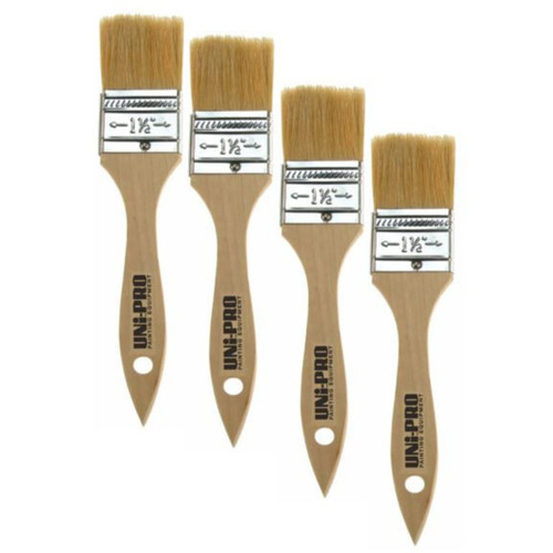 38mm Natural Bristle Brushes Box 12