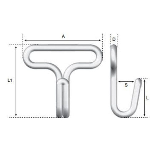 Hook Specification - dimensions