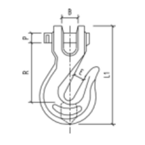 Hook Cargo 100mm ss-2311-100