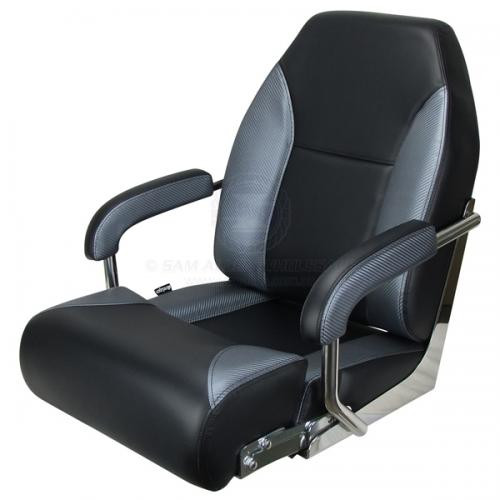 Helm Seat with High Back - Black