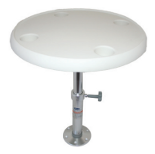 Table Top Oval Adjustable Pedestal