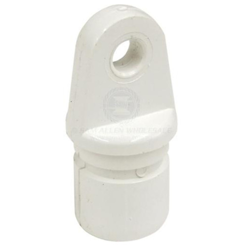 Canopy Tube End Nylon White Canopy Tube End Nylon White