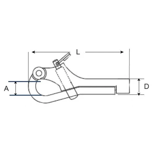 Pelican Hook M6 Thread s2831-13
