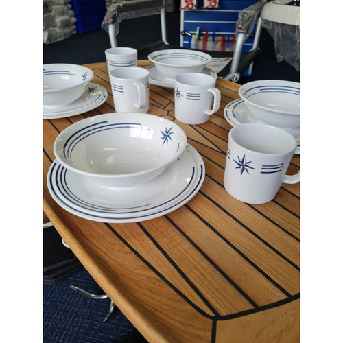 Dinner Set with Star Design Set of 16 19020a
