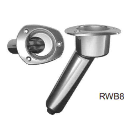 Rod Holder Beerocket S/S Oval 30 degree RWB8403