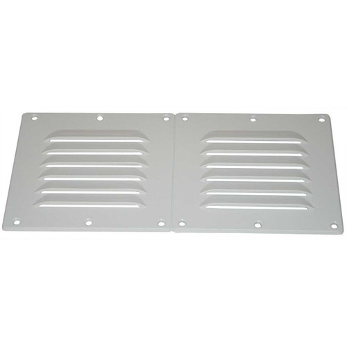 Louvre Vent White 255 x 115mm RWB509W