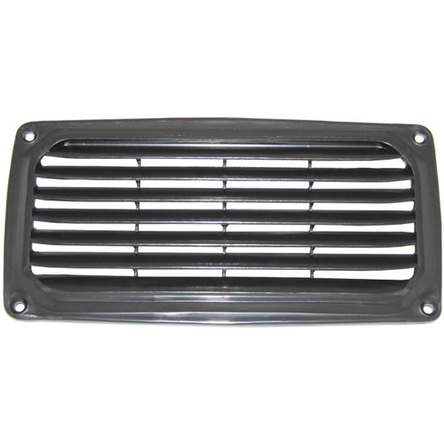 Vent -Black Plast.200x100