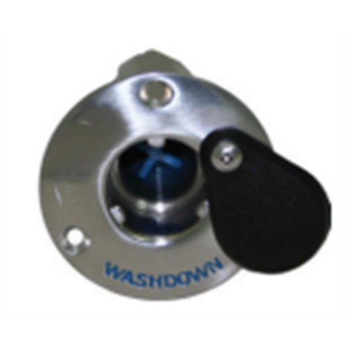 Deck Washdown Quick Connector - 3 Groove Straight J27-120