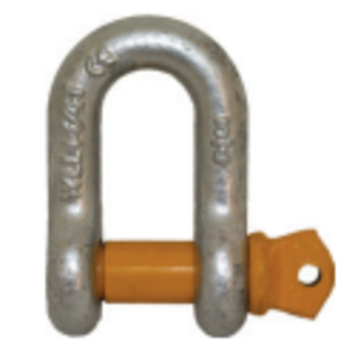 Yellow Pin Rated D Shackle 22mm