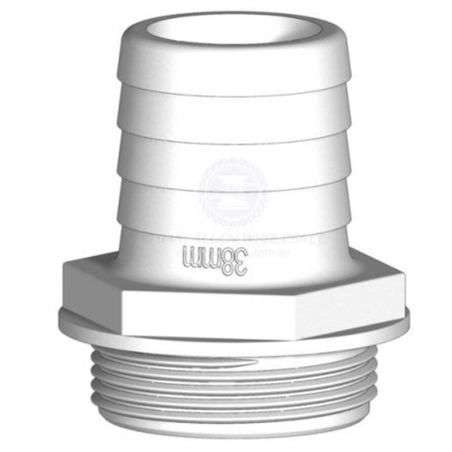 Aquavalve Hose Tail 38mm Straight