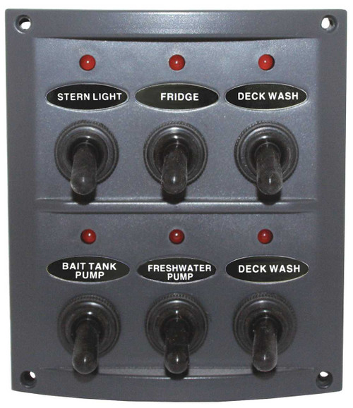 Switch Panel Deluxe &Lt 6 RWB2092