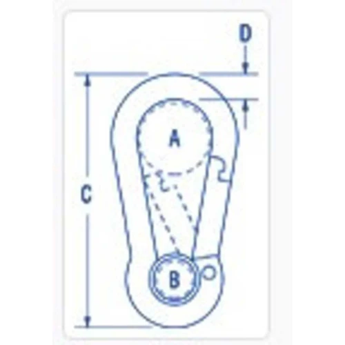 Hook Non-Locking 10mm ID RF653