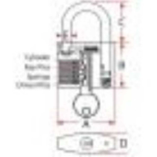 Relaxn Padlock 40mm x 2 501042