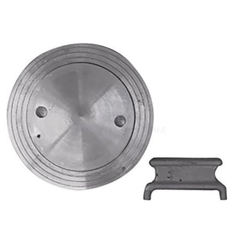 Deck Plate with Key Alloy 150mm ID Deck Plate with Key Alloy 150mm ID