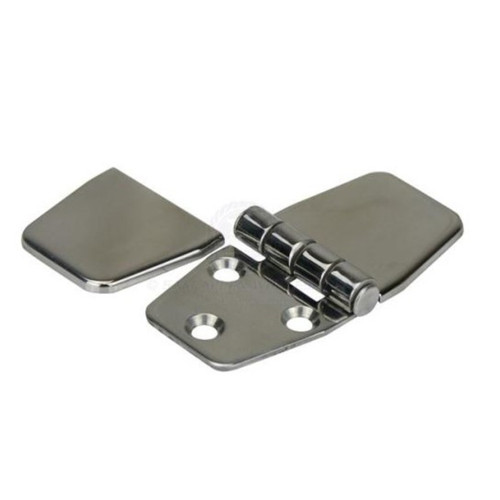Hinge Strap Stamped S/S with Cover 76mm x 40mm Hinge Strap Stamped S/S with Cover 76mm x 40mm