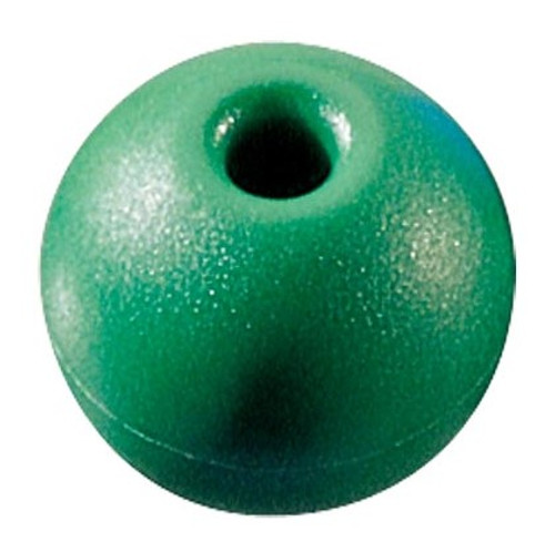 Tie Ball Parrel Bead Green 32mm