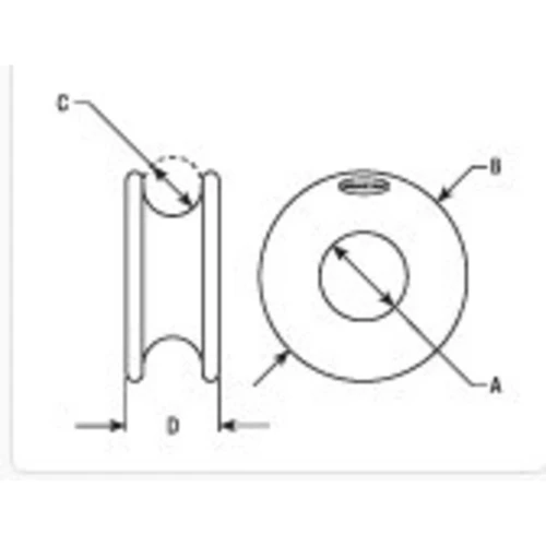 Ropeglide Ring 29mm x 11mm x 13mm RF8090-11