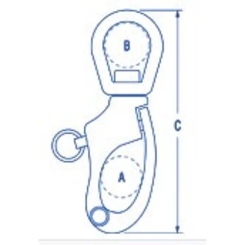 Snap Shackle Swivel Bale 101mm RF6220
