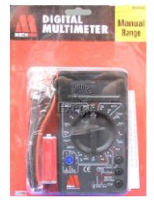 Multimeter Manual Range Digital