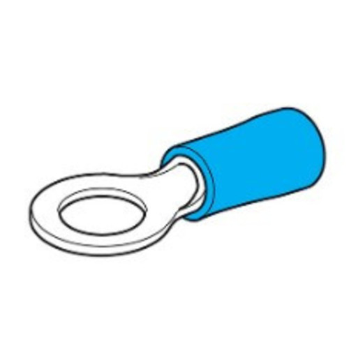 Crimp Terminal Ring Blue 6.3mm Crimp Terminal Ring Blue 6.3mm