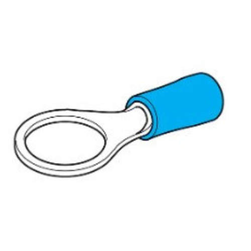 Crimp Terminal Ring Blue 8.4mm i8245