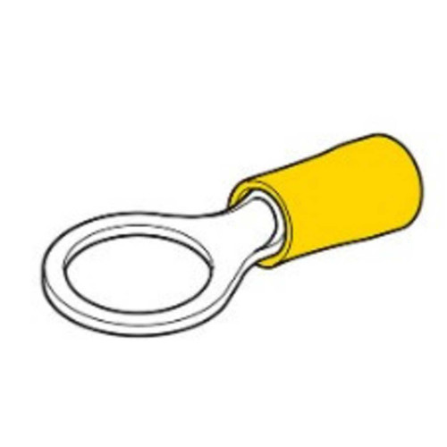 Crimp Terminal Ring Yellow 9.5mm i8248