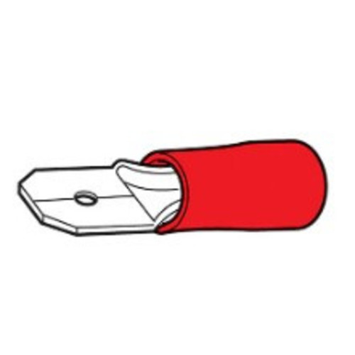 Crimp Terminal Male Blade Red Crimp Terminal Male Blade Red