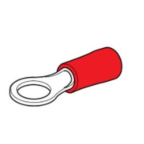 Crimp Terminal Ring Red 5mm