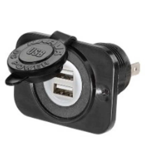 Dual USB Socket 81134BL