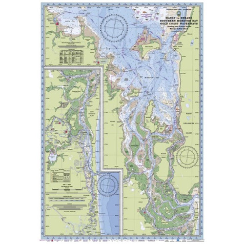 Chart Moreton Bay to Gold Coast