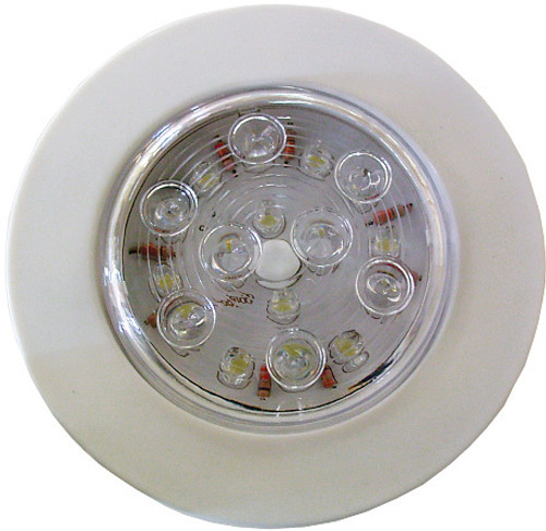 Light LED Wht Flush 12v Light LED Wht Flush 12v
