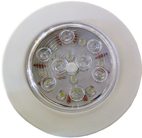 Light LED Wht Flush 12v