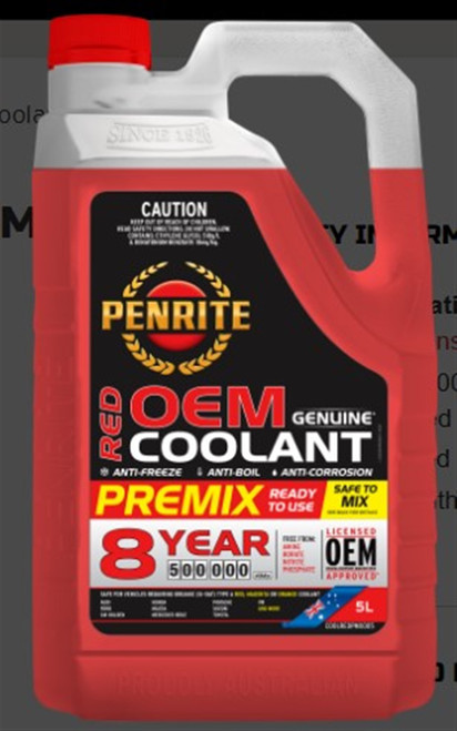 Coolant Red 5 litre 