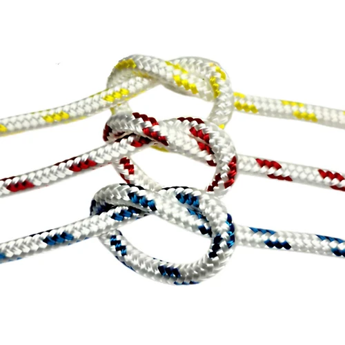 Yellow Fleck Double Braid Rope | Sold Per Metre DBFLKY6-V