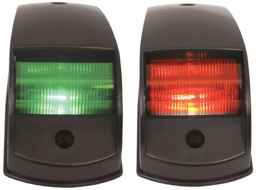 Lights P & S -Plast.Black RWB1663