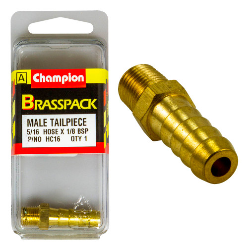 Champion Brass Pack Female T Piece HC48, 1/8