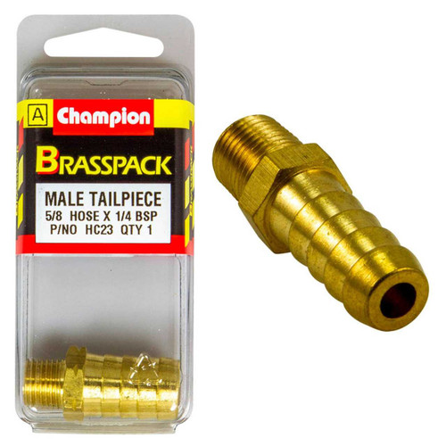 Brass Hose Tail 5/8/ x 1/4 HC23