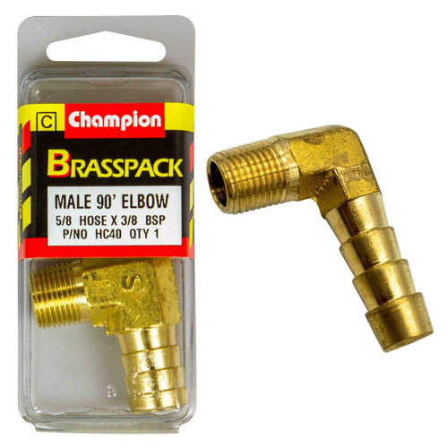 Brass Elbow 5/8 x 3/8 HC40
