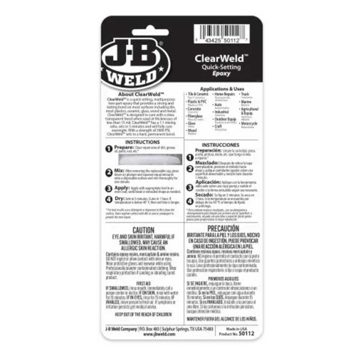 JB-Weld Clearweld 50114