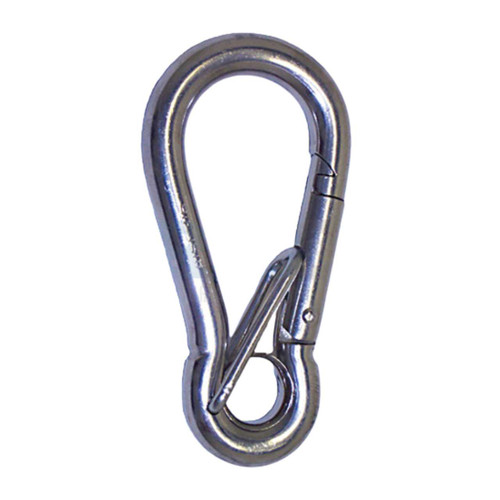 Spring Snap Hook w/ Safety Bar | 316 S/S SS-2451-10-V