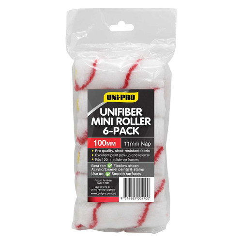 Mini roller 6 pack 100mm UP17011
