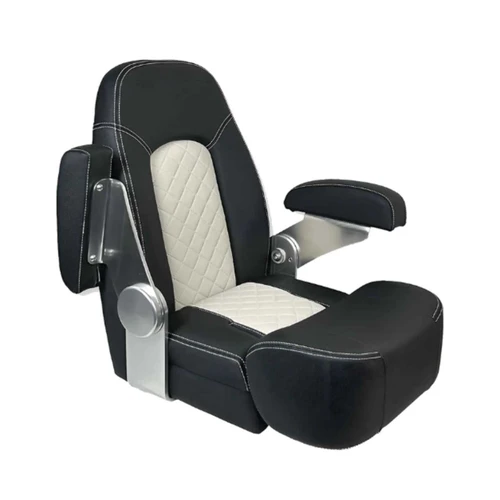 Seat HM58 Deluxe Flip-Up Black/White rwb6502