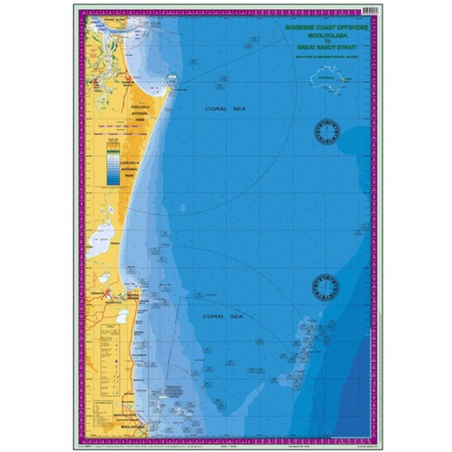 Chart Mooloolaba to Wide Bay Bar MC580