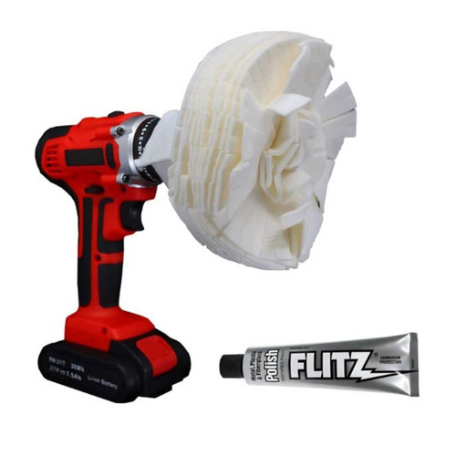 Flitz Buffer Ball 7" with 1.76oz TubeKit WB201-50