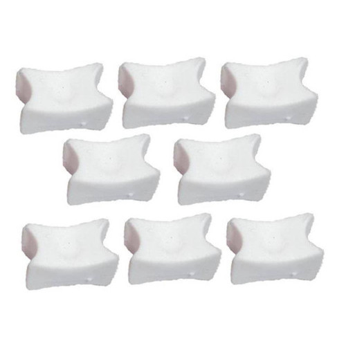 6mm White  Chain Markers