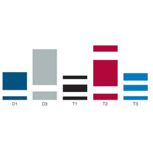 Colour Stripes D3 40mm x 10metres RWB11305-V