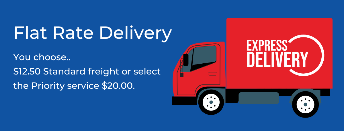 Flat Rate Shipping Priority or Standard