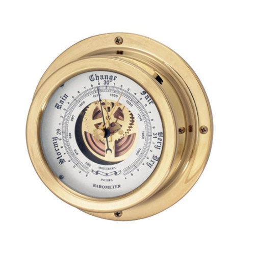 Barometer Closed Face | Brass