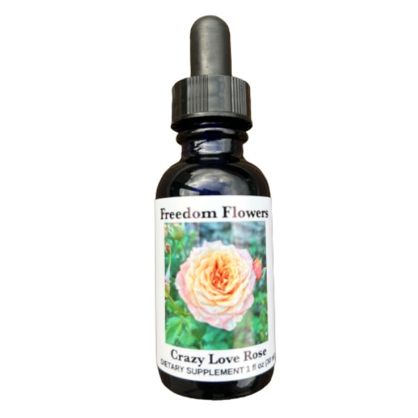 Crazy Love Rose Flower Essence (Research) - Freedom Flowers® LLC